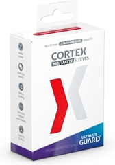 Cortex Sleeves Matte Standard Size (100) - Red